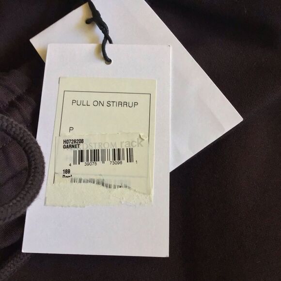 NWT Theory Garnet Pull on Stirrup Pants leggings - Picture 7 of 13